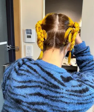 ミディアム 市川 蘭のヘアスタイル