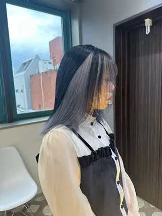 ミディアム カラー JILL/鶴岡 和幸/天神のヘアスタイル