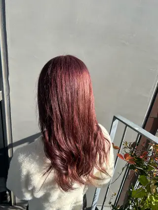 ロング カラー ダブルカラー寒色系 ボリューム改善ハヤトのヘアスタイル