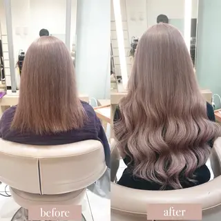 ロング カラー エクステ　ユノキ リョウタのヘアスタイル