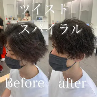 セミロング 【酸性ストレート】 宮下和明のヘアスタイル