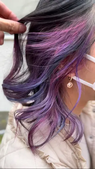 ミディアム カラー 原宿サロン代表 デザインカラー伊藤卓のヘアスタイル