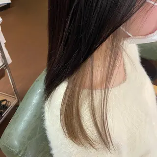 ミディアム カラー インナーカラー指名 No.1菊池柊真のヘアスタイル