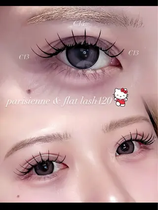 マツエク・マツパ fein.aoi🎀 🤍のマツエク・マツパデザイン