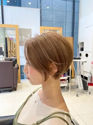 ショート ショート白髪染め無料 ／河瀬謙介のヘアスタイル