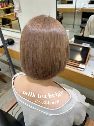 ミディアム カラー Kana 🍋 ハイトーン【高円寺】のヘアスタイル