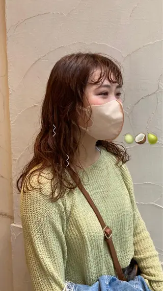 ロング パーマ/名古屋パーマ / コデラ ナナホのヘアスタイル