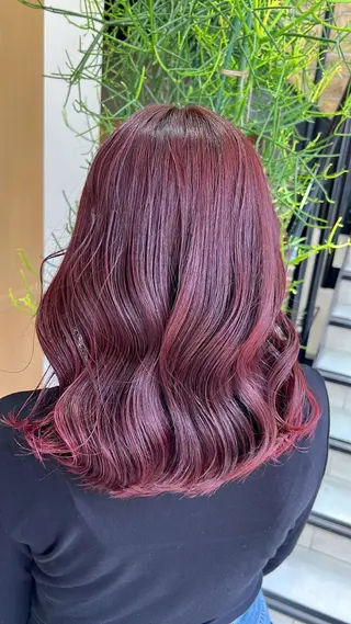 セミロング カラー 🫧カット/パーマ /ネイル/かりん🫧のヘアスタイル