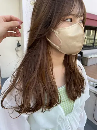 ロング カラー ボブ美容師 /馬場 翼のヘアスタイル