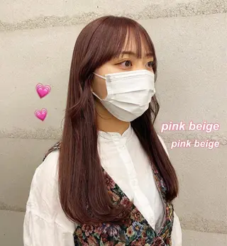 セミロング fons'所属・ナガイ アヤのヘアスタイル