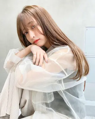 ロング カラー ヘアアレンジ 可愛いNo.1🌼 /misakiのヘアスタイル