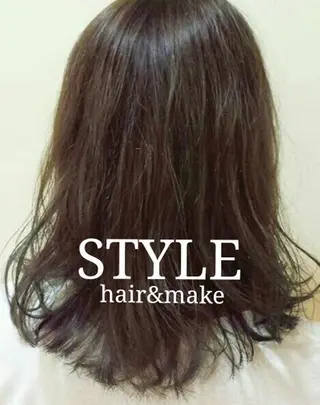 セミロング カラー スタイル 相模大野のヘアスタイル