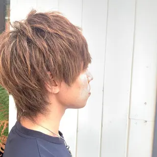 カラー メンズ 細沼 葵のヘアスタイル