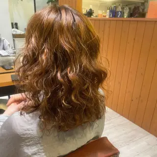 セミロング パーマ 金沢市/美容師/ 岡島由希美のマツエク・マツパデザイン