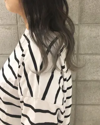 ミディアム カラー ボブ/ミニボブ/ 立河今日子のヘアスタイル