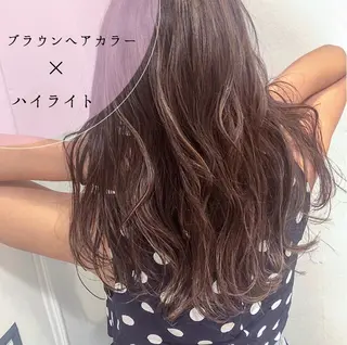 ロング カラー SHEARA BY CARE所属・. AYUKAのヘアスタイル