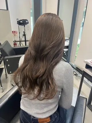 ロング カラー 韓国ヘア🇰🇷 YUKINAのヘアスタイル