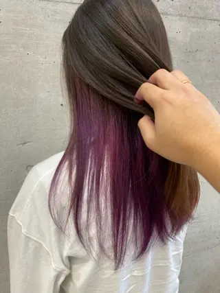 ロング カラー 大栗 佑也  髪質改善のヘアスタイル