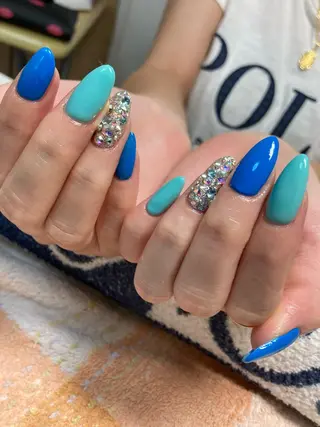 ネイル rukianail 新里のネイルデザイン