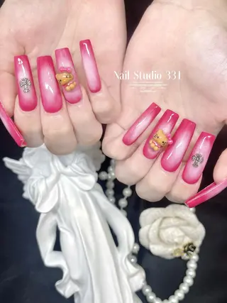 ネイル 🩷半額作品モデル 募集中🩷のネイルデザイン