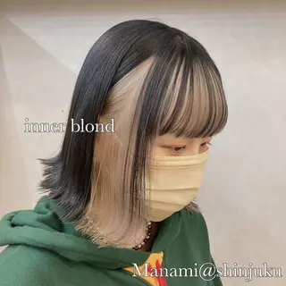 ミディアム カラー パーマ ヘアアレンジ メンズ キッズ ネイル マツエク・マツパ アイブロウ 新宿駅近♡友達とOK 🦋W -ワット -のヘアスタイル