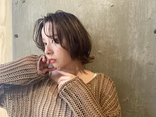 ミディアム Le'a 谷町🌼 幸村はるひのヘアスタイル
