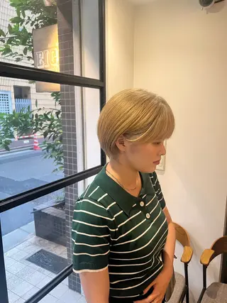 ショート カラー ✨️モデル募集中✨️ 上野/神谷 冬桜弥のヘアスタイル