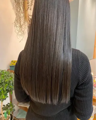 ロング カラー パーマ OVER→三軒茶屋 /縮毛矯正・髪質改善のヘアスタイル