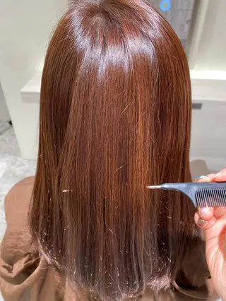 ロング 海老沼 奈月のヘアスタイル