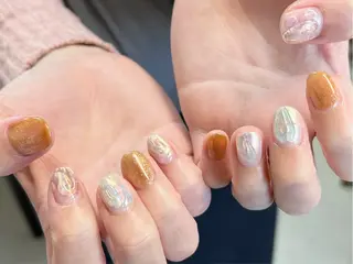 ネイル fumina 💚💛のネイルデザイン