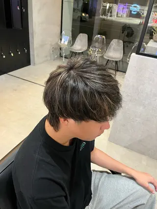 メンズ ☘️艶カラー➕ レイヤー maya☘のヘアスタイル
