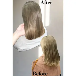 セミロング _White所属・ＳＨＩ ＺＵのヘアスタイル