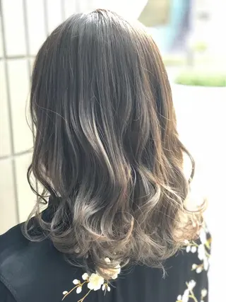 ロング カラー ❣️モードケイズ塚口 和田一将のヘアスタイル