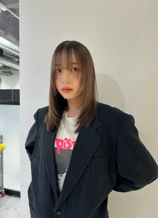 ミディアム ALBUM IKEBUKURO所属・池袋エリア　ブリーチ 支持率No.1のヘアスタイル