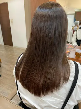 セミロング sato ayaka ｜透明感カラー🫧のヘアスタイル