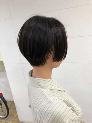 ショート 大沼 佑英のヘアスタイル
