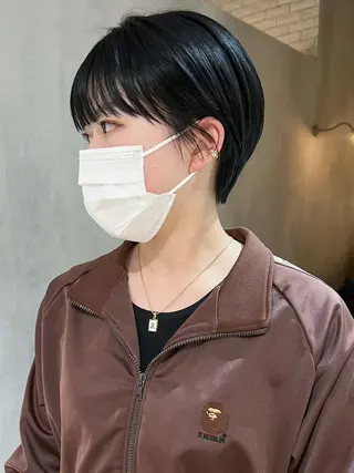 ショート カラー パーマ ヘアアレンジ ITbyALBUM 浦和店のヘアスタイル