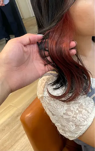 セミロング 亀川蓮 Agu hairのヘアスタイル