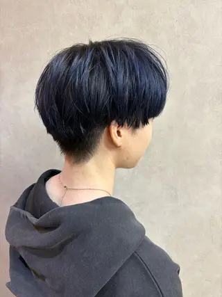 ショート カラー メンズ トウダ リリカのヘアスタイル