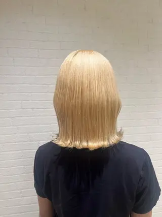 ミディアム カラー ハイトーンカラー🎀 はなえのヘアスタイル