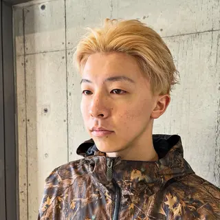 ショート カラー メンズ 傷ませないカラー・ ボブ・リクト📸のヘアスタイル