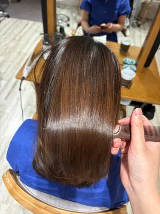 ロング abilita HIRARIのヘアスタイル