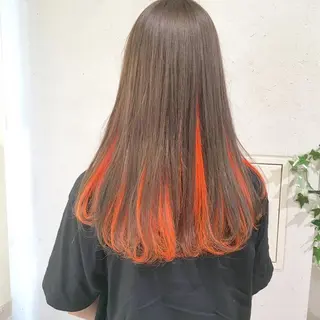 ロング カラー パーマ ヘアアレンジ LUCK本厚木 浦住 貴大のヘアスタイル