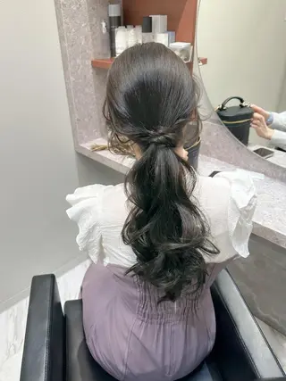 ロング カラー ヘアアレンジ autre所属・大久保 ひでなりのヘアスタイル