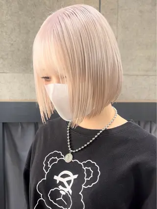 ショート カラー ヘアアレンジ 💎韓国ヘア/ 艶カラー💎souのヘアスタイル