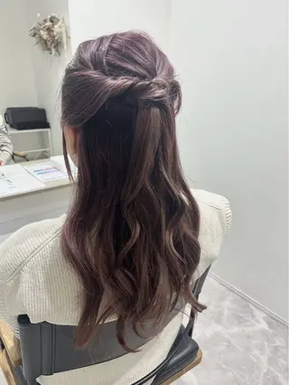 ロング Rina/ガーリー/ 透明感カラー🪄♡のヘアスタイル