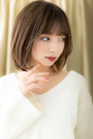 ミディアム カラー COVER HAIR bliss川口東口駅前店所属・似合わせスタイル🫧 木村夏暢のヘアスタイル