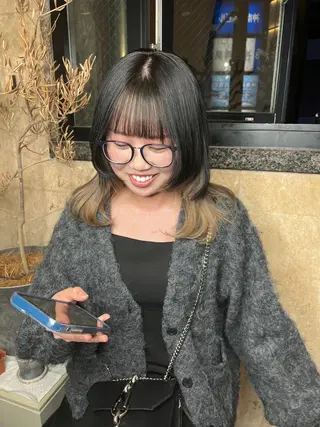 ロング カラー 韓国ヘア/ベージュ カラー🤍yukaのヘアスタイル