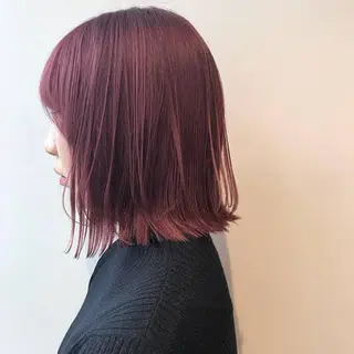 ショート カラー ハイトーン/ウルフ /小澤凌祐🦕のヘアスタイル