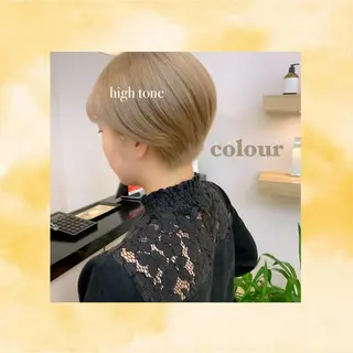 ショート カラー apish 夏琳のヘアスタイル